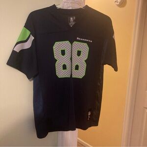 Blue Jimmy Graham Seattle Seahawks #88 Football Jersey Youth XL 18-20